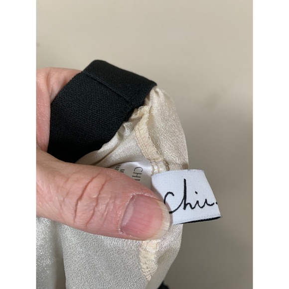 Chicwish 3D Butterfly Double Layered Mesh Beige Midi Skirt READ - Picture 7 of 11